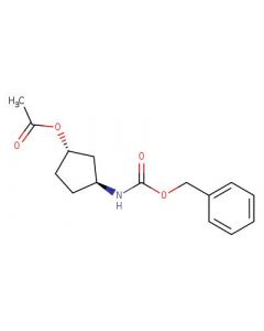 Astatech (1S,3S)-3-(((BENZYLOXY)CARBONYL)AMINO)CYCLOPENTYL ACETATE; 0.25G; Purity 95%; MDL-MFCD32661288